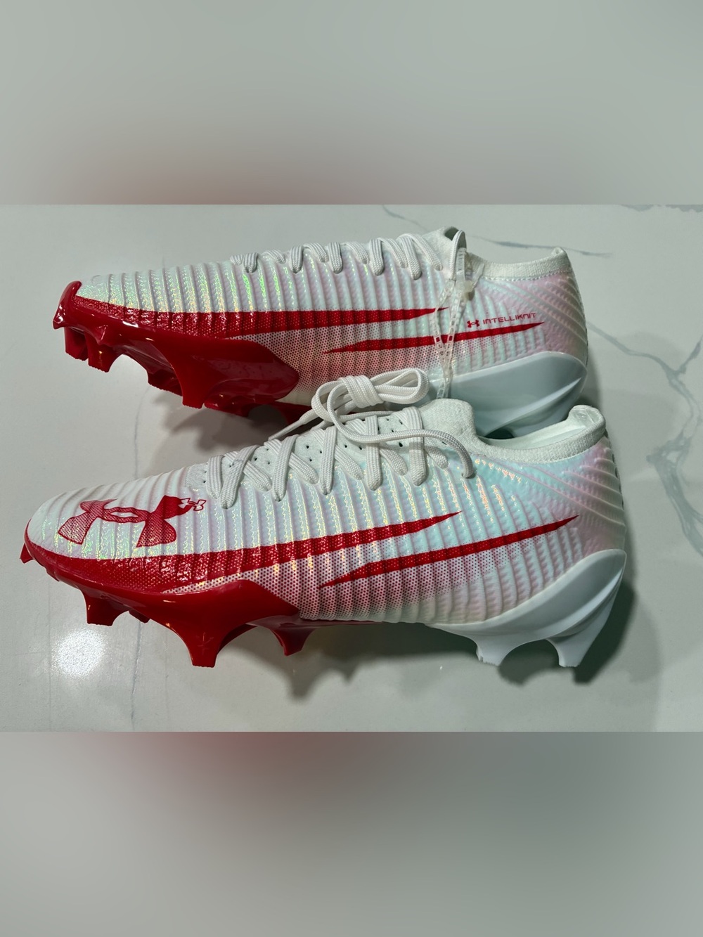 Under Armour Blur Pro Iridescent IntelliKnit Football Cleats (9) Retail For $145